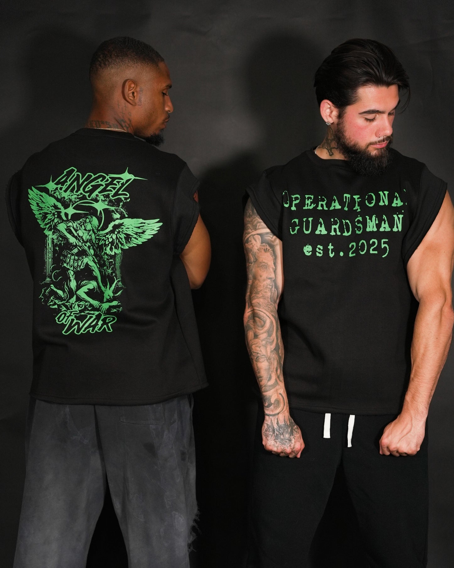 Fleece oversized cut off