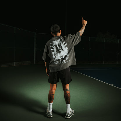 Never Alone Oversized-Tee