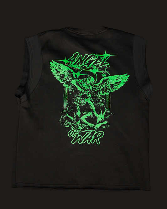 Fleece oversized cut off