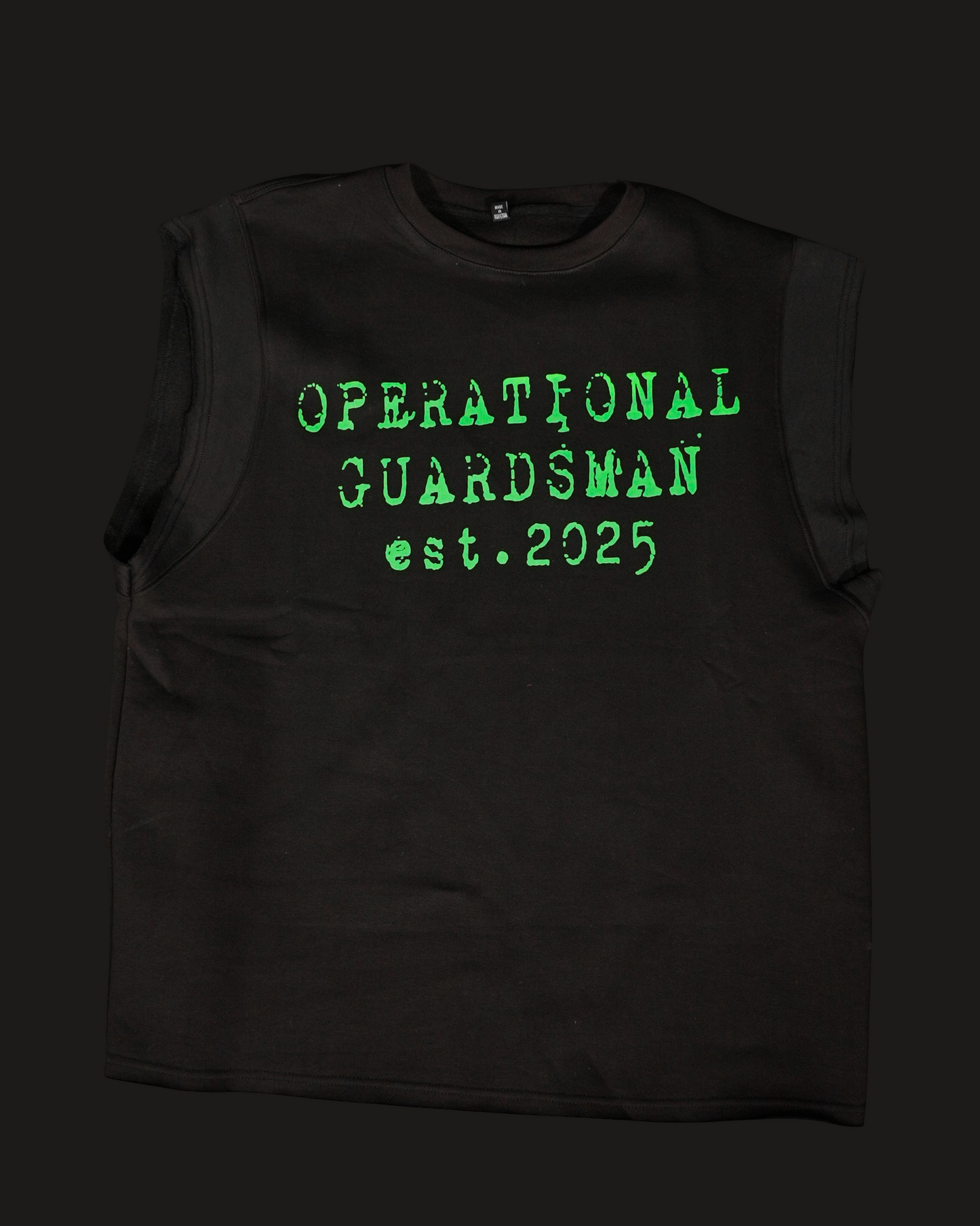 Fleece oversized cut off